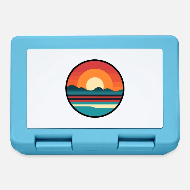 Sunset - Lunchbox - sapphire blue