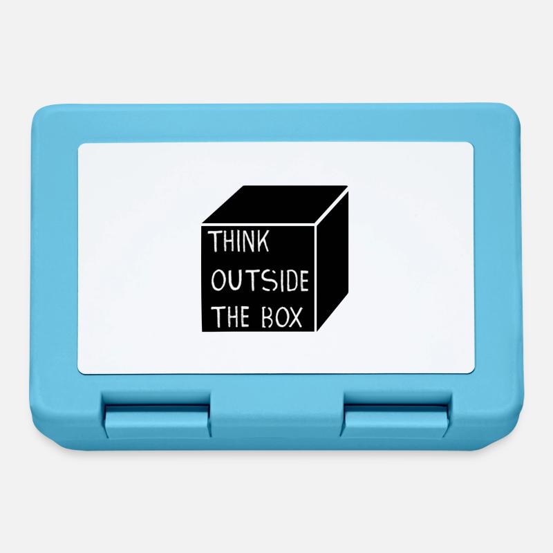 THINK OUTSIDE THE BOX - Brotdose - Saphirblau