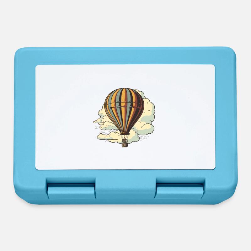 Ballon - Boîte à goûter - bleu saphir
