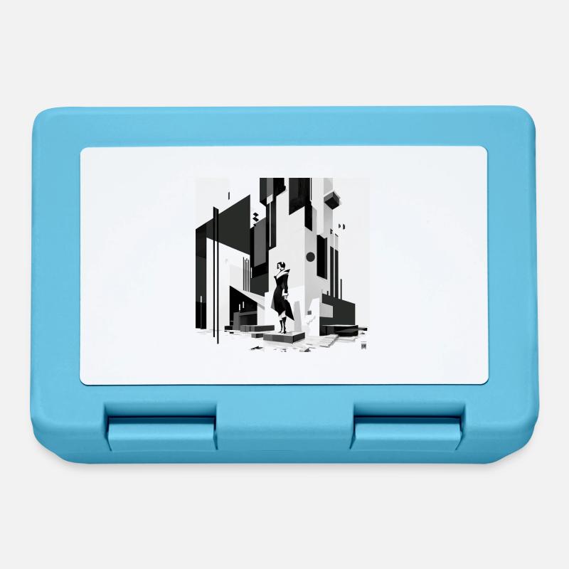 L’héritage du Bauhaus - Boîte à goûter - bleu saphir