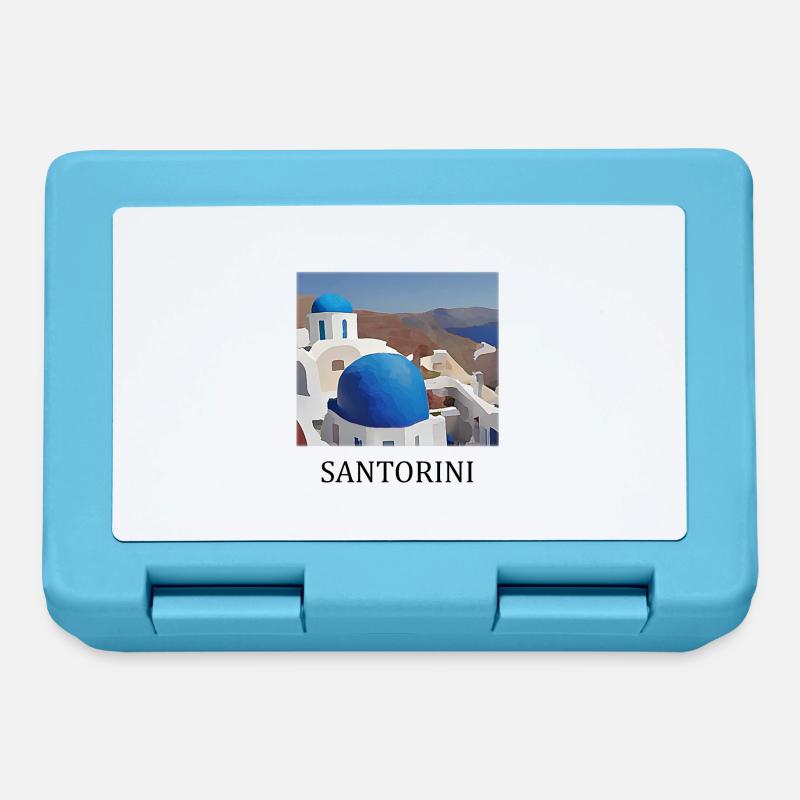 Santorini - Lunchbox - sapphire blue
