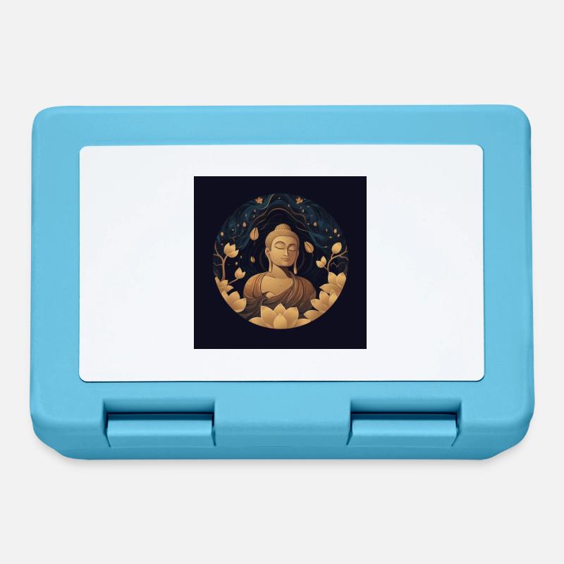 Buddha Artwork Classic - Brotdose - Saphirblau