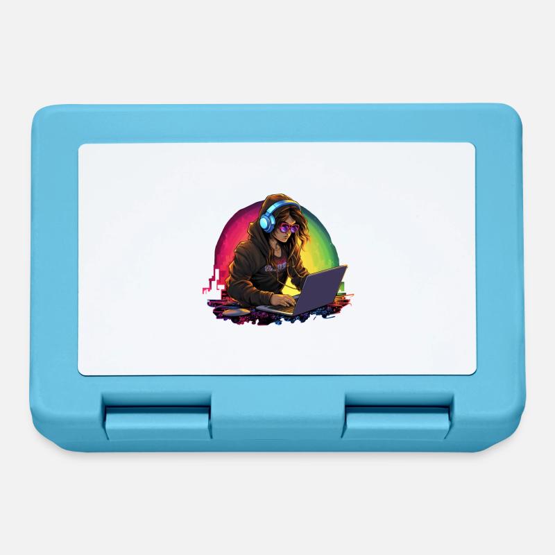 Code Queen: The Hacker - Lunchbox - sapphire blue