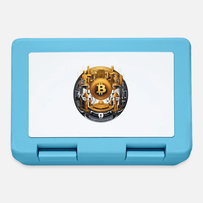 Bitcoin - Lunchbox - sapphire blue