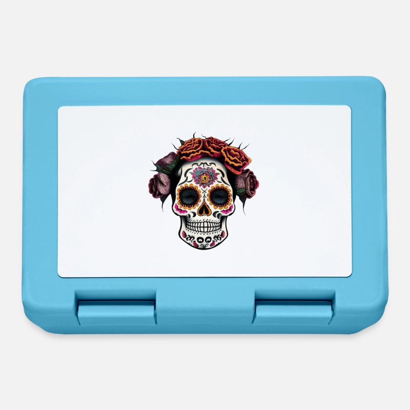 Dia de los Muertos - Boîte à goûter - bleu saphir
