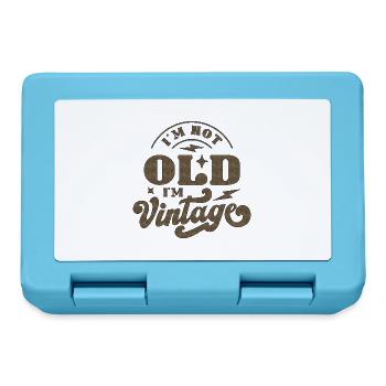 50th Birthday vintage retro Born in 1973 Birthday - Lunchbox - sapphire blue - Front
