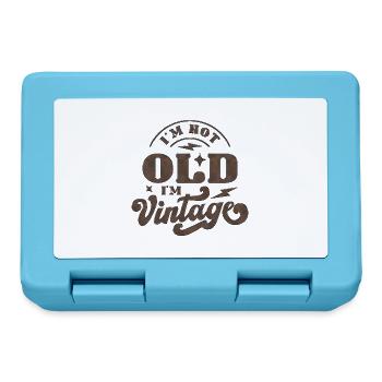 50th Birthday vintage retro Born in 1973 Birthday - Lunchbox - sapphire blue - Front