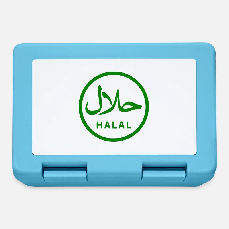 Halal - Boîte à goûter - bleu saphir