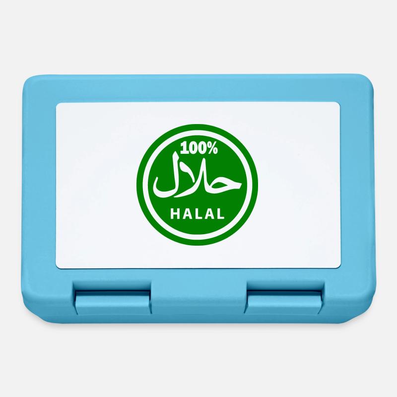 Halal - Boîte à goûter - bleu saphir