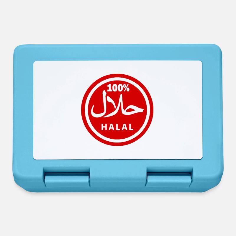 Halal - Boîte à goûter - bleu saphir