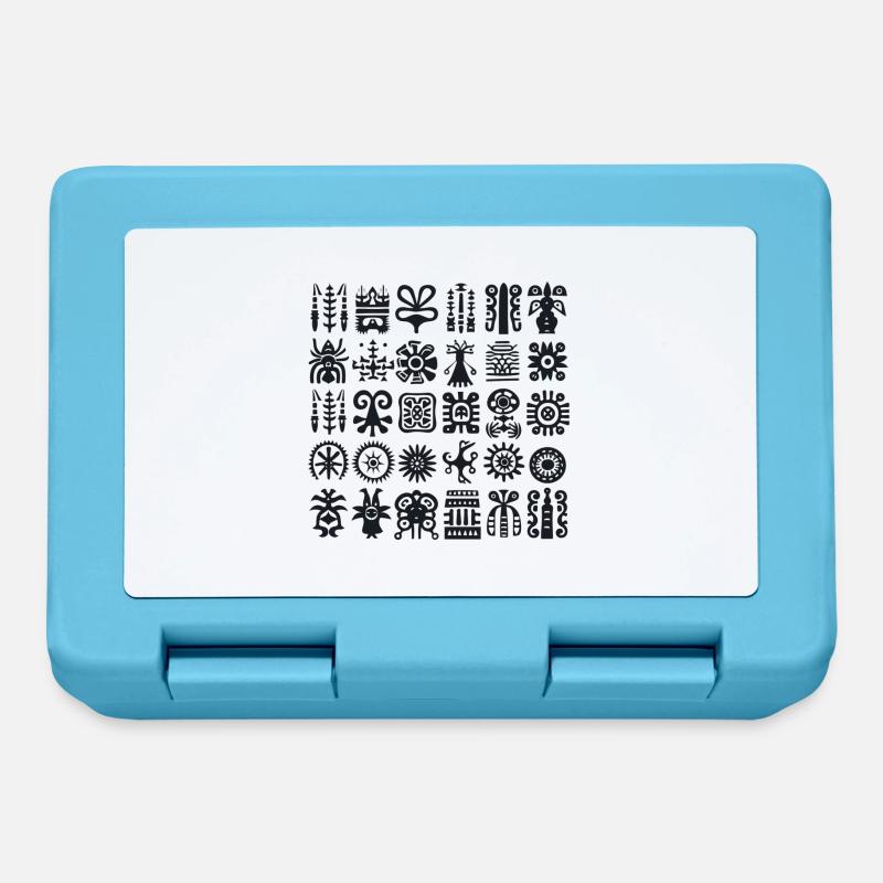 SYMBOLS - Lunchbox - sapphire blue