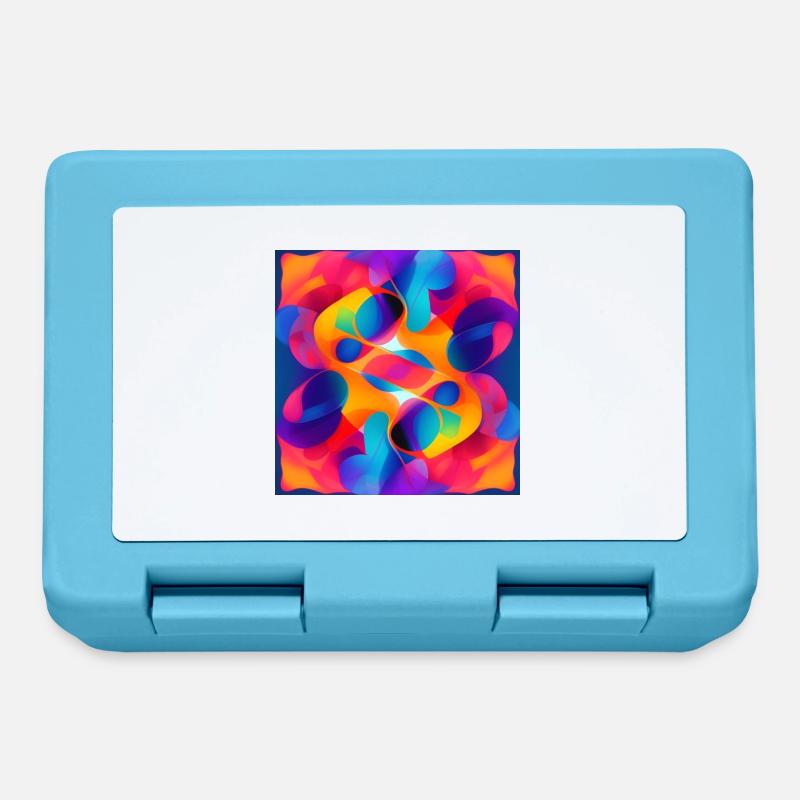 Abstract - Lunchbox - sapphire blue