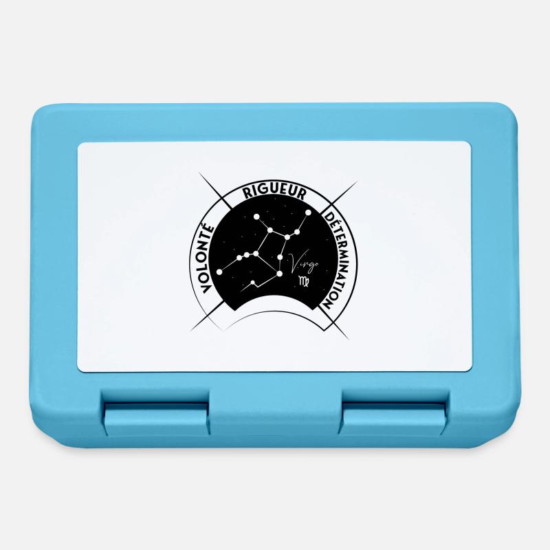 design vierge - Boîte à goûter - bleu saphir
