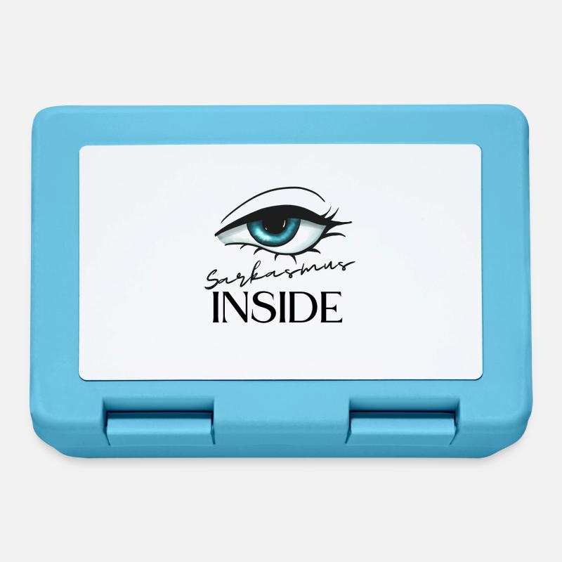 Sarkasmus inside - Brotdose - Saphirblau