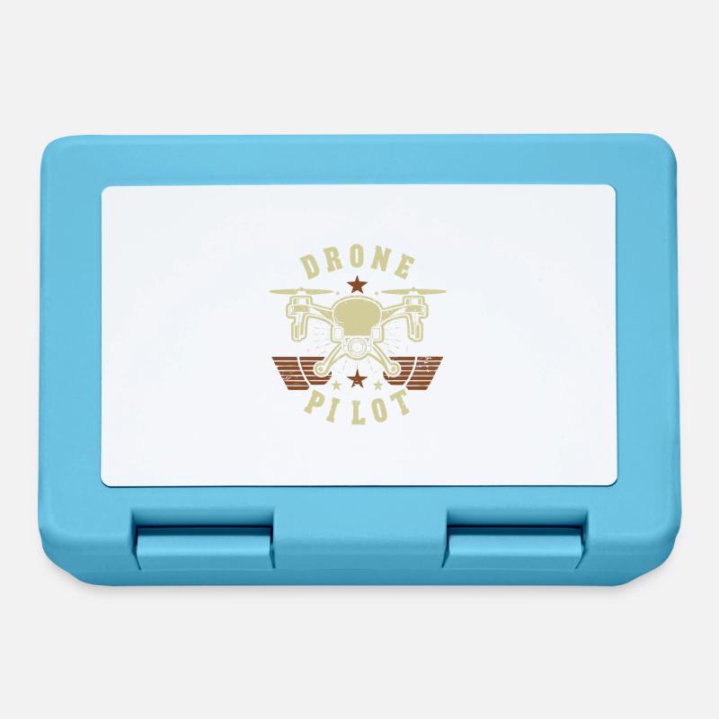 Drone pilot with retro style - Lunchbox - sapphire blue
