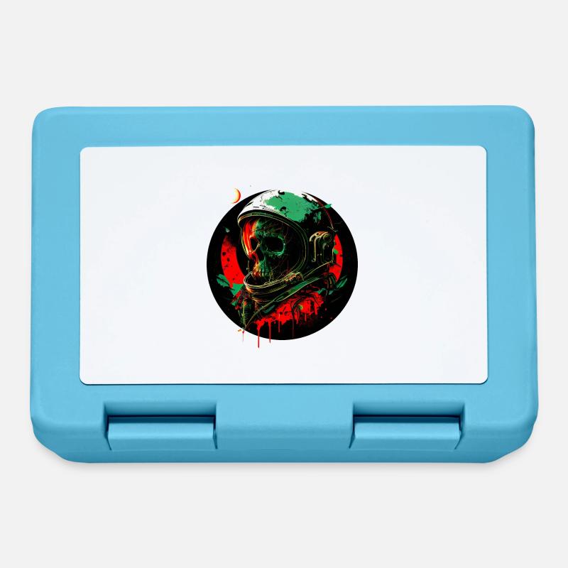 Dead astronaut - Lunchbox - sapphire blue
