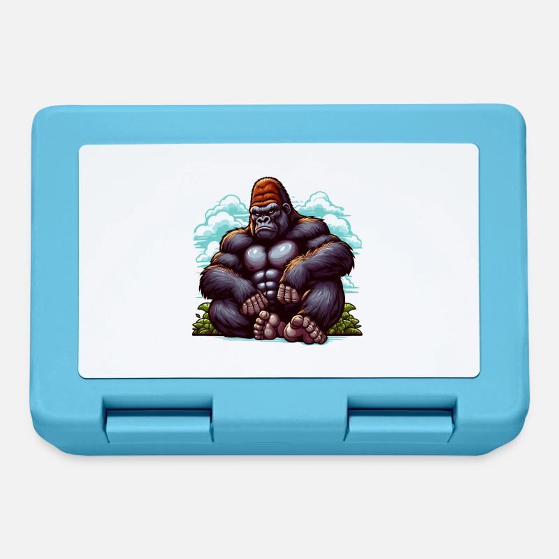Gorilla - Lunchbox - sapphire blue
