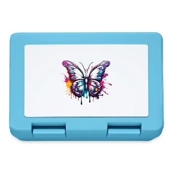 Schmetterling / Tier / Insekt / fliegen / Sommer - Brotdose - Saphirblau - Vorne