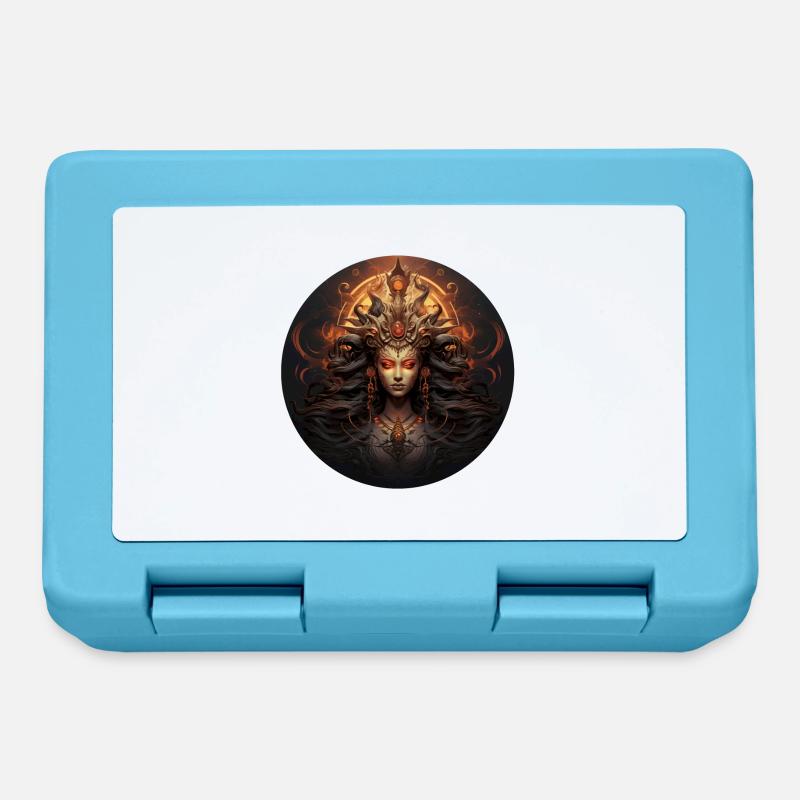 Mysterious Goddess - Lunchbox - sapphire blue