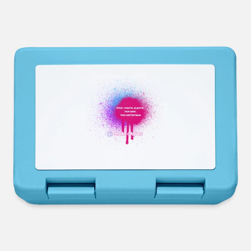 Spry - Graffiti - Lunchbox - sapphire blue
