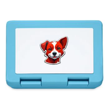 Happy dog - Lunchbox - sapphire blue - Front