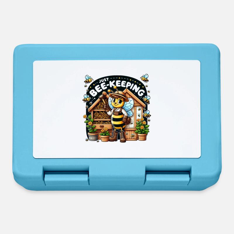 Just Bee-Keeping - Lunchbox - sapphire blue