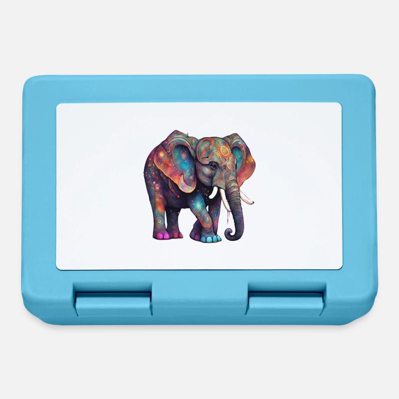 Magic Elephant - Lunchbox - sapphire blue