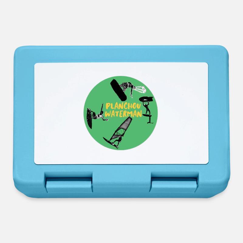 Logo vert planchou Waterman - Boîte à goûter - bleu saphir