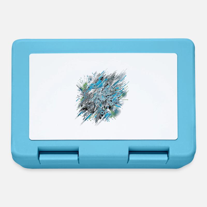 Neural Network Velocity - Lunchbox - sapphire blue