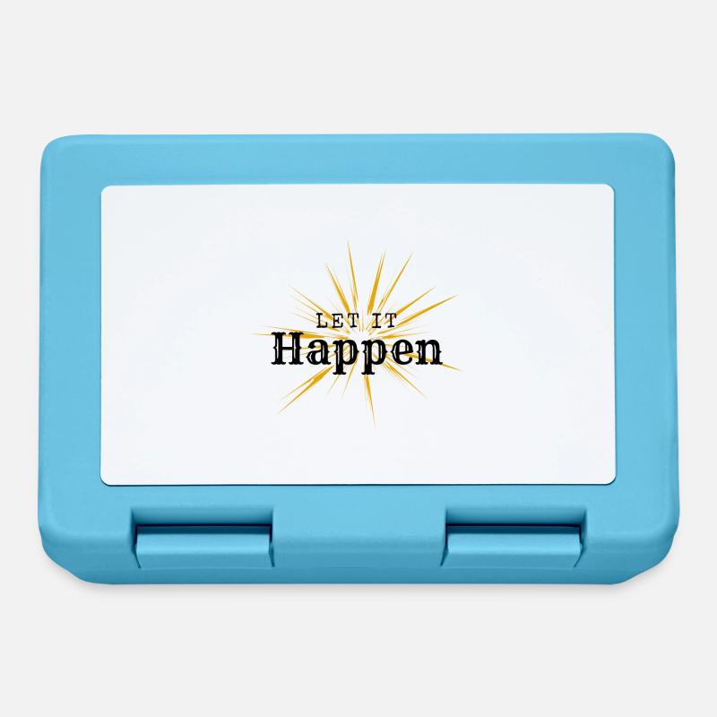 Let it happen - Lunchbox - sapphire blue