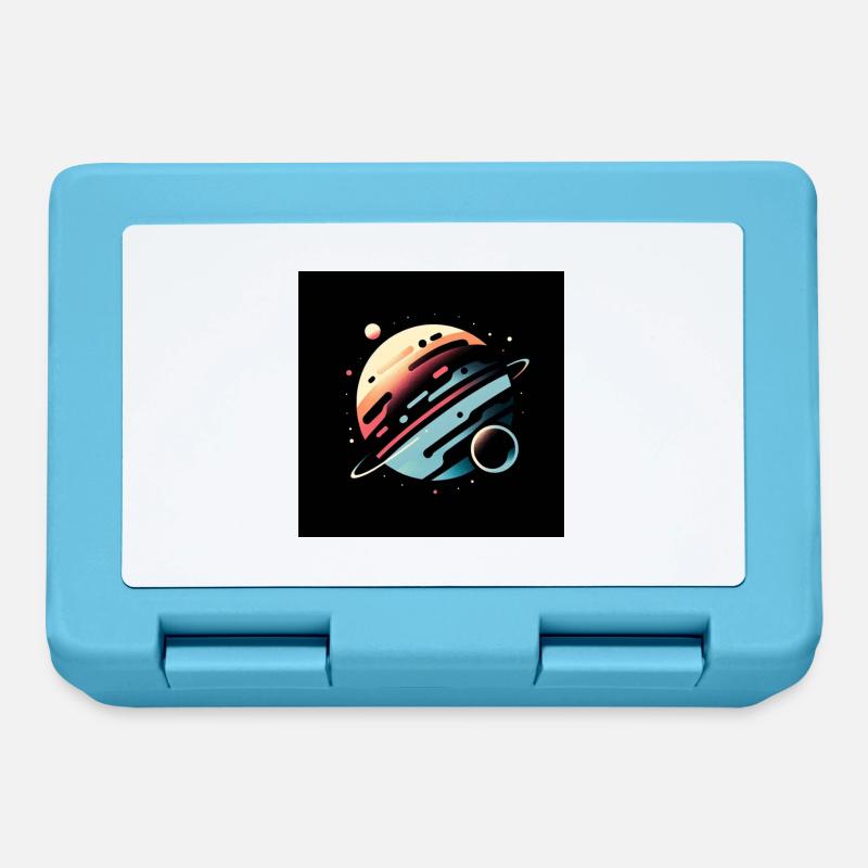 Cosmic elegance - Lunchbox - sapphire blue