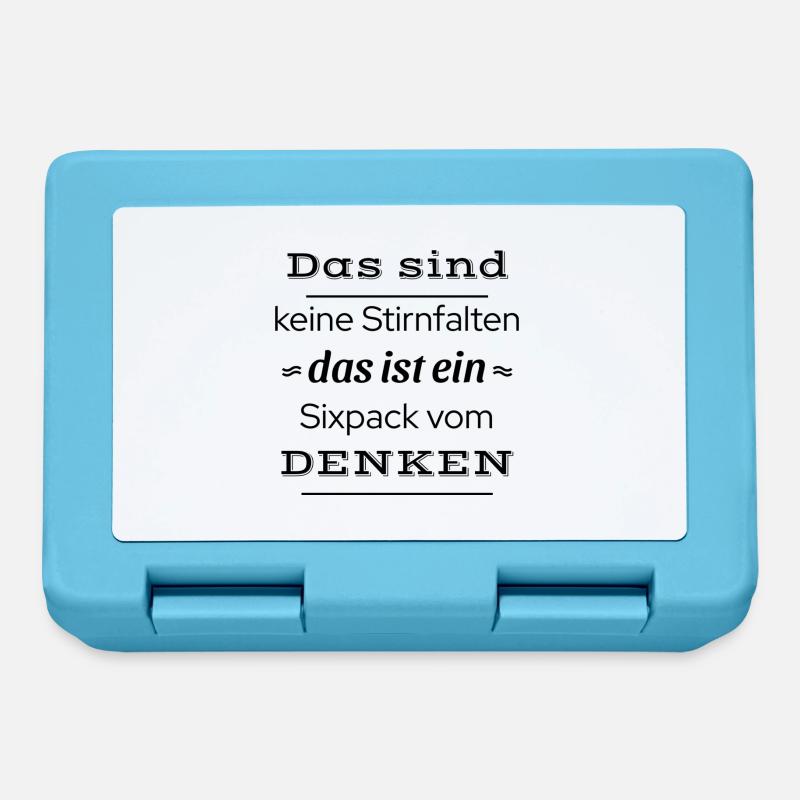 Funny gift ideas - Lunchbox - sapphire blue
