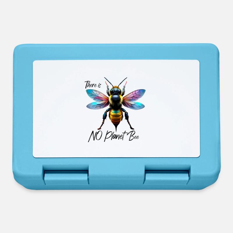 There is no Planet Bee - Lunchbox - sapphire blue