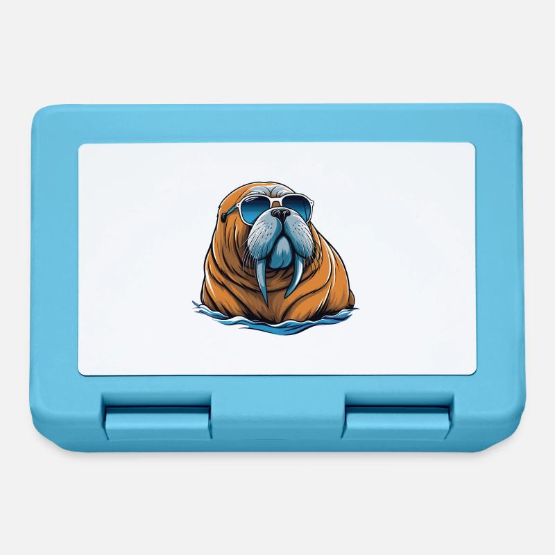 Walrus - Lunchbox - sapphire blue