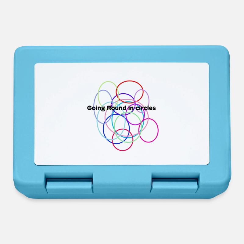 Circles - Lunchbox - sapphire blue