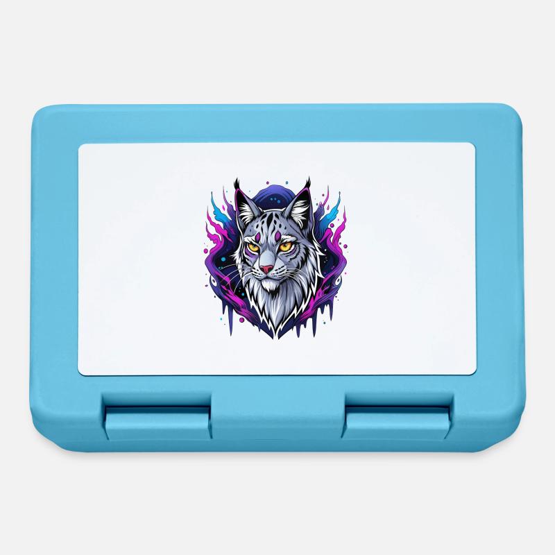 Lynx - Boîte à goûter - bleu saphir