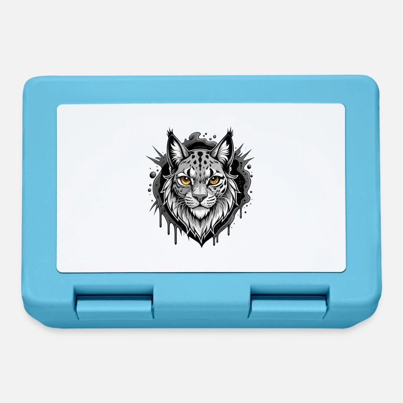 lynx - Boîte à goûter - bleu saphir