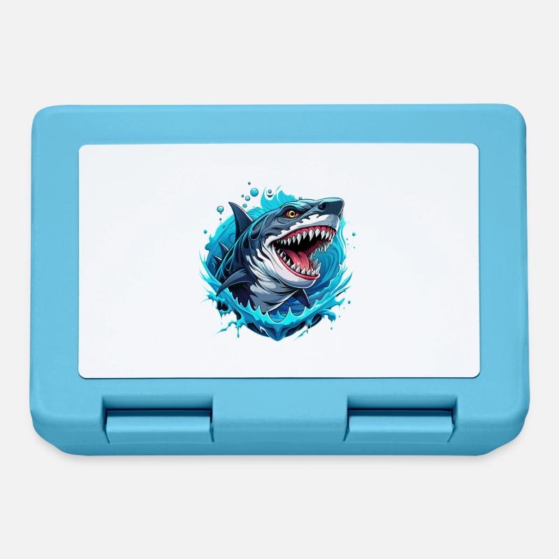 megalodon - Lunchbox - sapphire blue