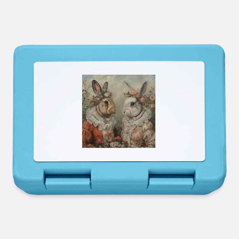Easter Bunny - Lunchbox - sapphire blue