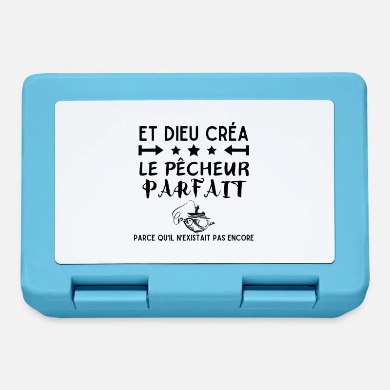 DIEU CREA LE PECHEUR PARFAIT - Boîte à goûter - bleu saphir