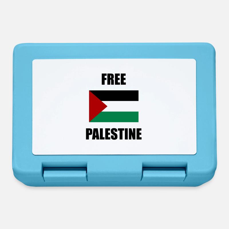 Palestine libre - Boîte à goûter - bleu saphir