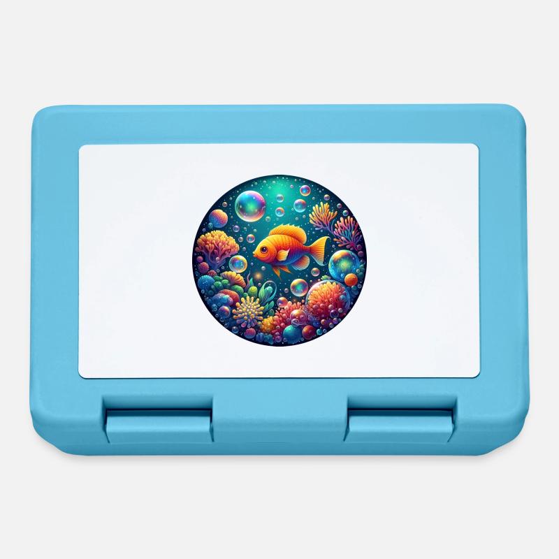 Underwater Magic World - Lunchbox - sapphire blue