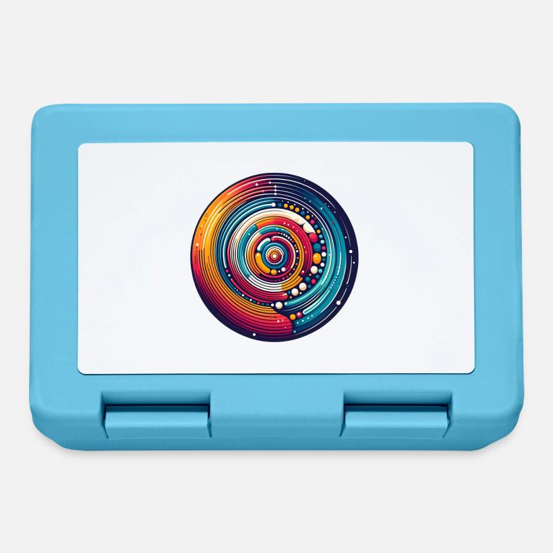 Psychedelic Planets - Brotdose - Saphirblau