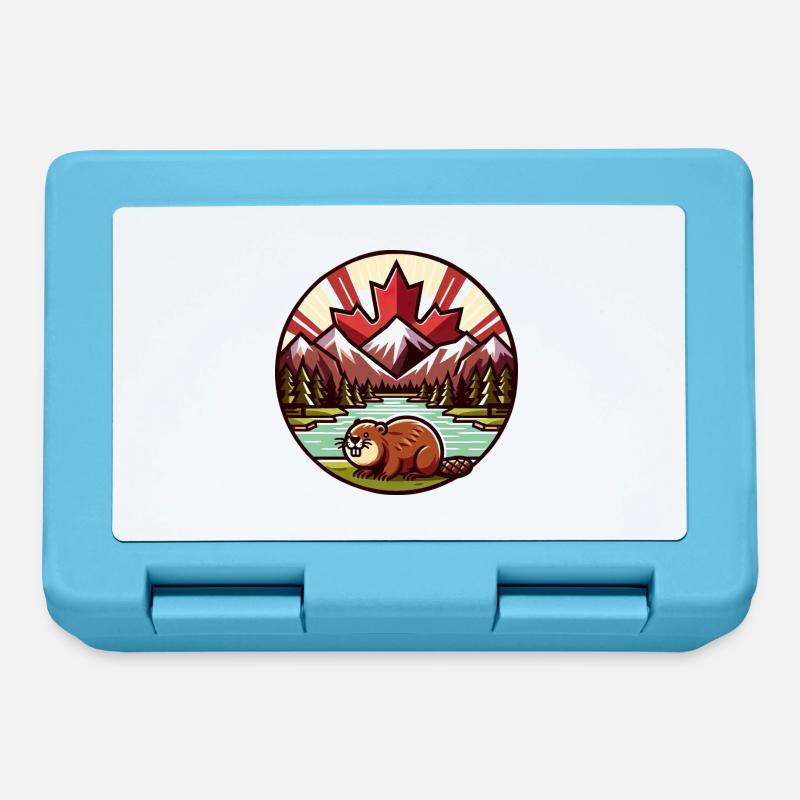 Canada Bieber 3 - Lunchbox - sapphire blue