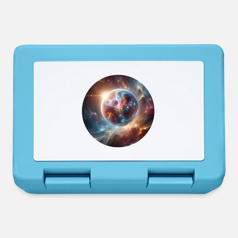 Space - Lunchbox - sapphire blue