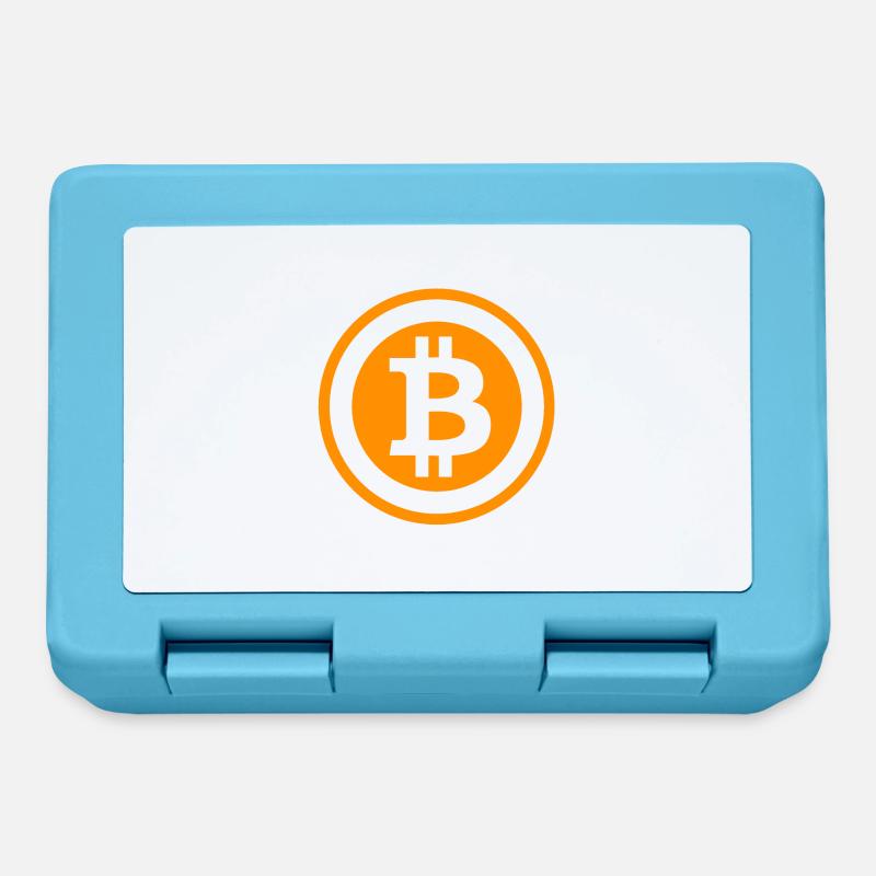 Bitcoin - Boîte à goûter - bleu saphir