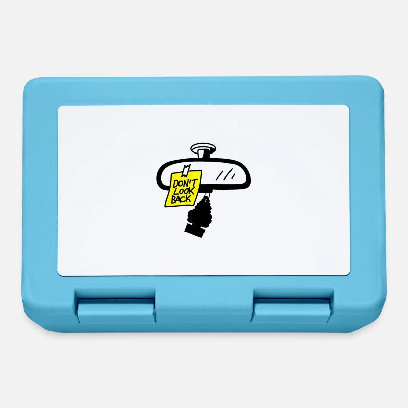 Rear-view mirror message - Lunchbox - sapphire blue