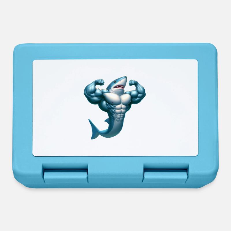 Awesome Shark - Brotdose - Saphirblau