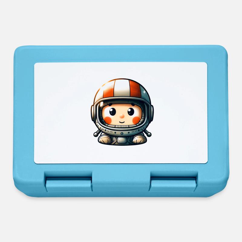 Bébé Astronaute - Exploration Ludique - Boîte à goûter - bleu saphir
