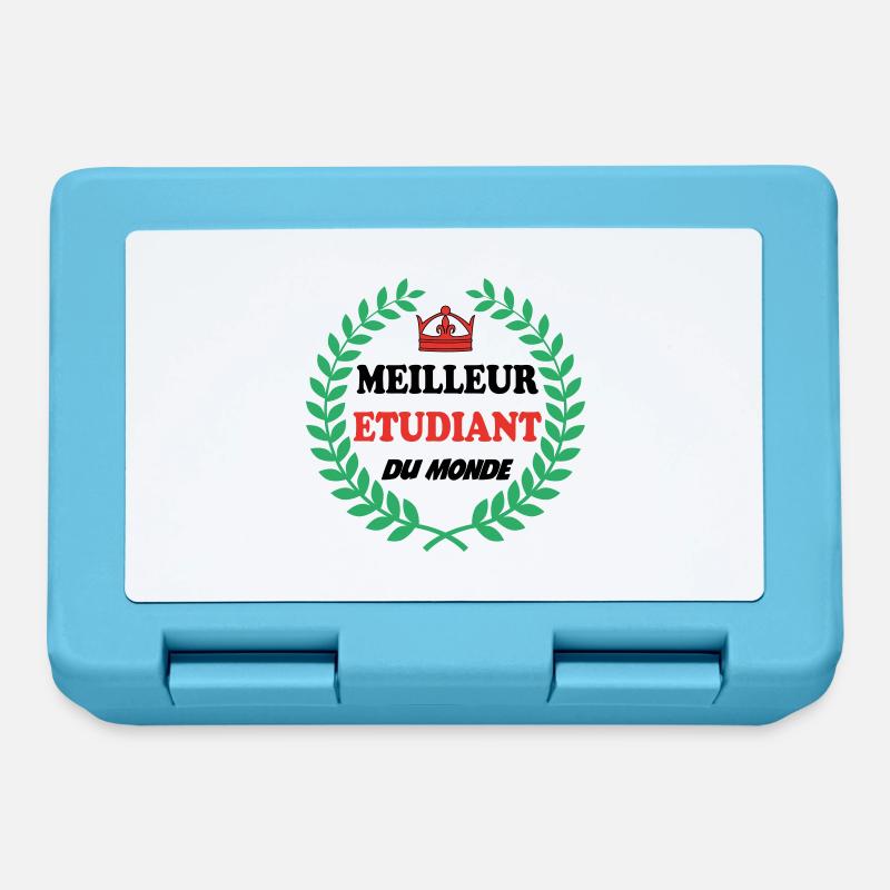 BEST STUDENT IN THE WORLD - Lunchbox - sapphire blue